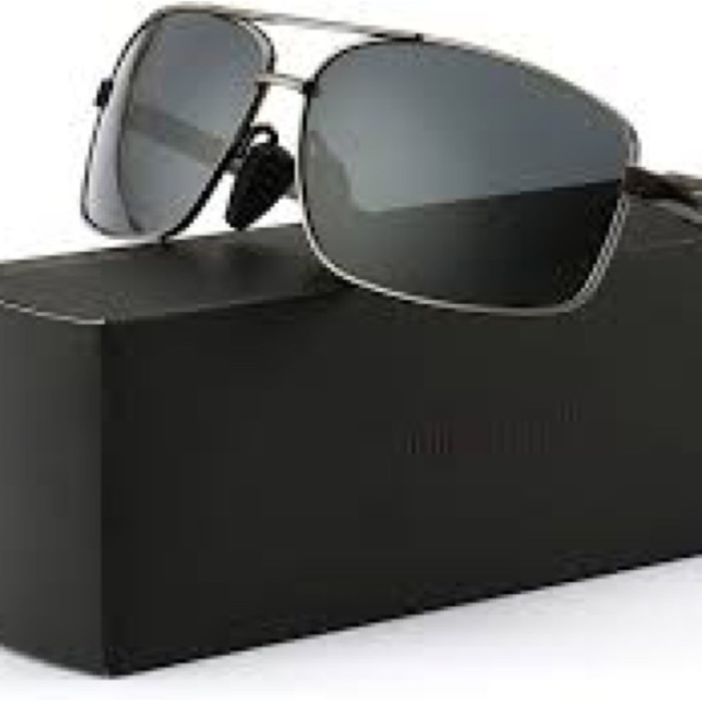 SUNGAIT Ultra Lightweight Rectangular Polarized Sunglasses UV400 Protection
